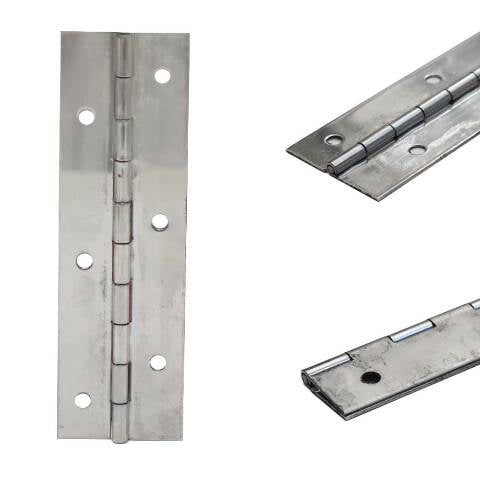 Ranger Boat Piano Hinge 6300003 | 5 x 1 1/2 Inch Stainless Steel