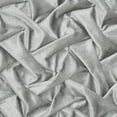 thumbnail image 2 of Pale Gray Pleated Velvet Throw Pillow, 2 of 4