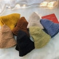 thumbnail image 6 of CoCopeaunts Large Bucket Hat Solid Autumn Winter Lamb Wool Men Fisherman Hat Outdoor Lightweight Warm Basin Hat for Women, 6 of 8