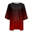 thumbnail image 6 of Cilsoka Summer Tank Tops for Women 2026 Green Print Blouses for Women Womens T Shirts Graphic Tees Womens Workout Tops Long Length Button Down Shirts Green, 6 of 6