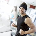 thumbnail image 3 of Diadema deportiva, diadema antideslizante antisudor, diademas que absorben la humedad para hombres y mujeres para correr, senderismo, yoga, ciclismo, 3 piezas, 3 of 5