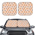 thumbnail image 2 of Saiise Funny Chicken for Foldable Car Sun Shades (2-Pack) Offer Sun Protection with an Easy-fold Design for Convenient Windshield Shading-Large, 2 of 6