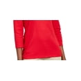 thumbnail image 3 of Karen Scott Women's Studded Seashell Top Red Size XX-Large, 3 of 3