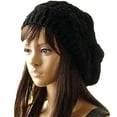 thumbnail image 3 of AYYUFE Fashion Women's Lady Beret Braided Baggy Beanie Crochet Hat Ski Knitted Cap, 3 of 6