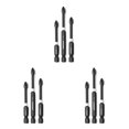 thumbnail image 4 of Eigraketly Reemplazo de brocas de destornillador GREENER herramienta extractora de destornillador eléctrico alta precisión 65/70/90mm 3 Type1 NO1, 4 of 6