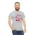 thumbnail image 6 of Love Is In The Air Valentine's Day Casual Fashion Unisex Heavy Cotton Tee, 6 of 9