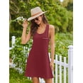 thumbnail image 4 of Ekouaer Nightgowns for Women Cotton Night Gown Tank Sleeveless Sleepshirt Racerback Nightdress Chemise Sleepwear, 4 of 6