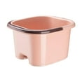 thumbnail image 1 of TISHITA Foot Bath Basin Foot Bathtub Lightweight with Handle Portable Foot SPA Basin pink, 1 of 8
