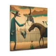 thumbnail image 2 of Grazing Horses Mural - Canvas, 2 of 10
