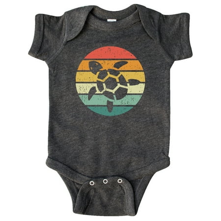 

Inktastic Vintage Sunset Turtle Gift Baby Boy or Baby Girl Bodysuit