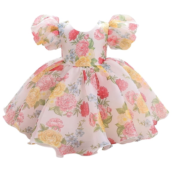 RIJOPUTY Baby Girl Dresses 6-9 Months Birthday Dress for Girls 2t Dress Up Clothes for Tweens Clothes Ballerina Clothes Toddler Girl Clothes 2t Two Year Old Girl Baby 12-18 Months Baby 24 Months