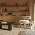 thumbnail image 7 of Carmel Natural Vegan Shearling Accent Chair, 7 of 7