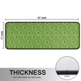 thumbnail image 5 of Kitchen Rugs Sets Of 2,Green Bigfoot Pattern Anti Fatigue Kitchen Mat Rugs Non Slip Washable,Decorative Kitchen Floor Mats for Kitchen,Sink,Laundry,17"x47"+17"x47", 5 of 5