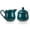 Dark Teal, variant on 12 OZ Ceramic Sugar and Creamer Set, Coffee Serving Set, 3 Piece Cream Pitcher Sugar Bowl with Lid and Spoon (White)