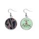 thumbnail image 1 of Leaf Flower Abstract pescado patron clasico Colgante decorativo temporada pendientes de primavera joyas Unbranded M, 1 of 3