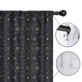 thumbnail image 4 of Blackout Kids Curtains,Dark Blue Celestial Pattern Childrens Insulated Curtains Set Of 2,Bedroom Essentials,Toddler Room Decor 52"x63", 4 of 5