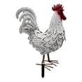 thumbnail image 3 of Independence Day Metal Rooster Garden Statues & Sculptures, Flat Chicken Yard Art Decor Standing Animal Lawn Ornament for Backyard Patio Kitchen Decorations, 3 of 8