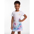 thumbnail image 3 of Kids Classic Short Sleeve Dress Relaxed-Fit Classic Round Neck Summer Dress for Girls Junior Girls Age 7-13 Basic Design, 3 of 6