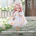 thumbnail image 2 of predolo Muñeca BJD Articulada Diseño Estilo Lolita Muñeca de 30 Cm con Ropa Ojos 3D Realistas Juguete Infantil para Niñas, Coleccionistas, 2 of 5