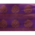 thumbnail image 4 of oneOone Georgette Viscose Fabric Leaves & Lotus Block Printed Craft Fabric BTY 42 Inch Wide, 4 of 4