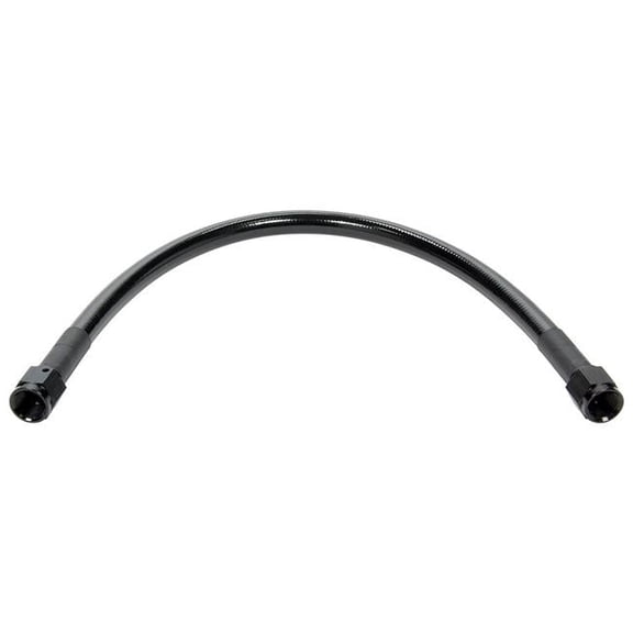 48465-18 - 6 AN to - 6 AN Straight 18 in. Coated Braided Steel Lines Hose