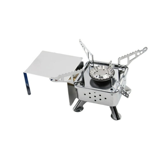 MLINS  Cookware Mini Folding Grill Gas Stove Burner Camping Travel Make Tea