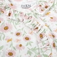 thumbnail image 5 of Baby Essentials 0 Months Newborn Girls Romper Footie Gift Set with Headband, Blanket & Wooden "Welcome Sweet Girl" Announcement Sign in Daisy Pink, 5 of 7