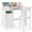 White, variant on Costway Kids Study Desk Chair Children Table & Chair Set with Whiteboard White