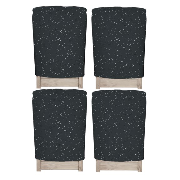 SIGNBLOC 1 Pack Dining Chair Back Covers, Stretch Chair Back Protectors for Home Kitchen Restaurant Decor