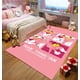 thumbnail image 1 of Alta calidad, diferentes tamaños, patrón de dibujos animados, HelloKitty, estampado de leopardo, alfombra para dormitorio, sala de estar, suelo, 1 of 4