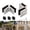 Silver, 90 Degree-2pcs, variant on Railing Glclamps 4 Pack Balustrade Clamp For 5/16"- 3/8"-1/2"thinkness 304 Stainless Steel Double Sided Clip Holder Pool Outdoor Fence Balcony Stair(90 Degree-2pcs)