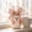 Pink, variant on Easter Fabric Rabbit Decoration Plush Bunny Figurine Cotton Filled Easter Theme Centerpiece Shelf Table Window Sill Home Decor Seasonal Display Farmhouse Accent Holiday Party Ornament Gift Idea