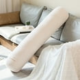 thumbnail image 4 of Round Neck Pillow Cylinder Pillows, Soft and Comfortable, Skin-friendly Neck Bolster Pillow Roll for Ankle Bed Vertebra Stomach Leg, 4 of 7