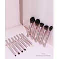 thumbnail image 2 of Light Purple 12 Professional Makeup Brushes Complete Set Of Imitation Animal Hair Super Soft Blush Loose Powder Eyeshadow Brushes Makeup Delicate, 2 of 8