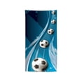 thumbnail image 2 of Soccer Beach Towel Microfiber Quick Dry Sand Free Lightweight Travel Towel for Adults Ki-ds Pool Beach Bathroom Sports Fan Gift, 2 of 6