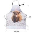 thumbnail image 5 of Lsque Cow Waterproof Apron Chef Aprons for Men Heavy Duty Chemical Work Apron Extra Long Grilling Aprons with Adjustable Bib Apron, 5 of 9
