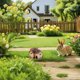 thumbnail image 4 of 10 mini adornos de casas de resina, casas en miniatura para el hogar, micro paisajes, estilo aleatorio, 4 of 8