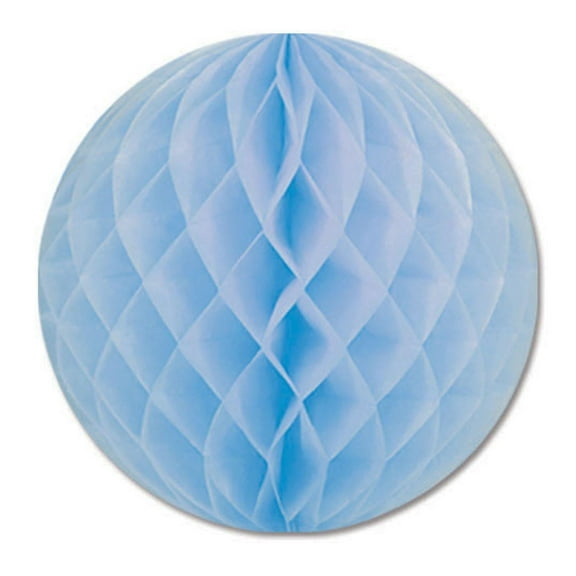 24 Pack Beistle Party Tissue Ball - Light blue