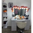 thumbnail image 2 of Impressions Vanity SlayStation Pro 2.0 Vanity Desk with Tabletop And 5 Drawers Bundle (Bright White), 2 of 5