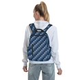 thumbnail image 5 of Yiaed Pixel Grid Print Lightweight Backpack Travel Backpacks Hiking Daypack for Women Men, 5 of 5