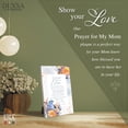 thumbnail image 4 of DEXSA Prayer For My Mom Wood Plaque with Easel and Hook Wall Tabletop Art - 6 inches x 9 inches, 4 of 6