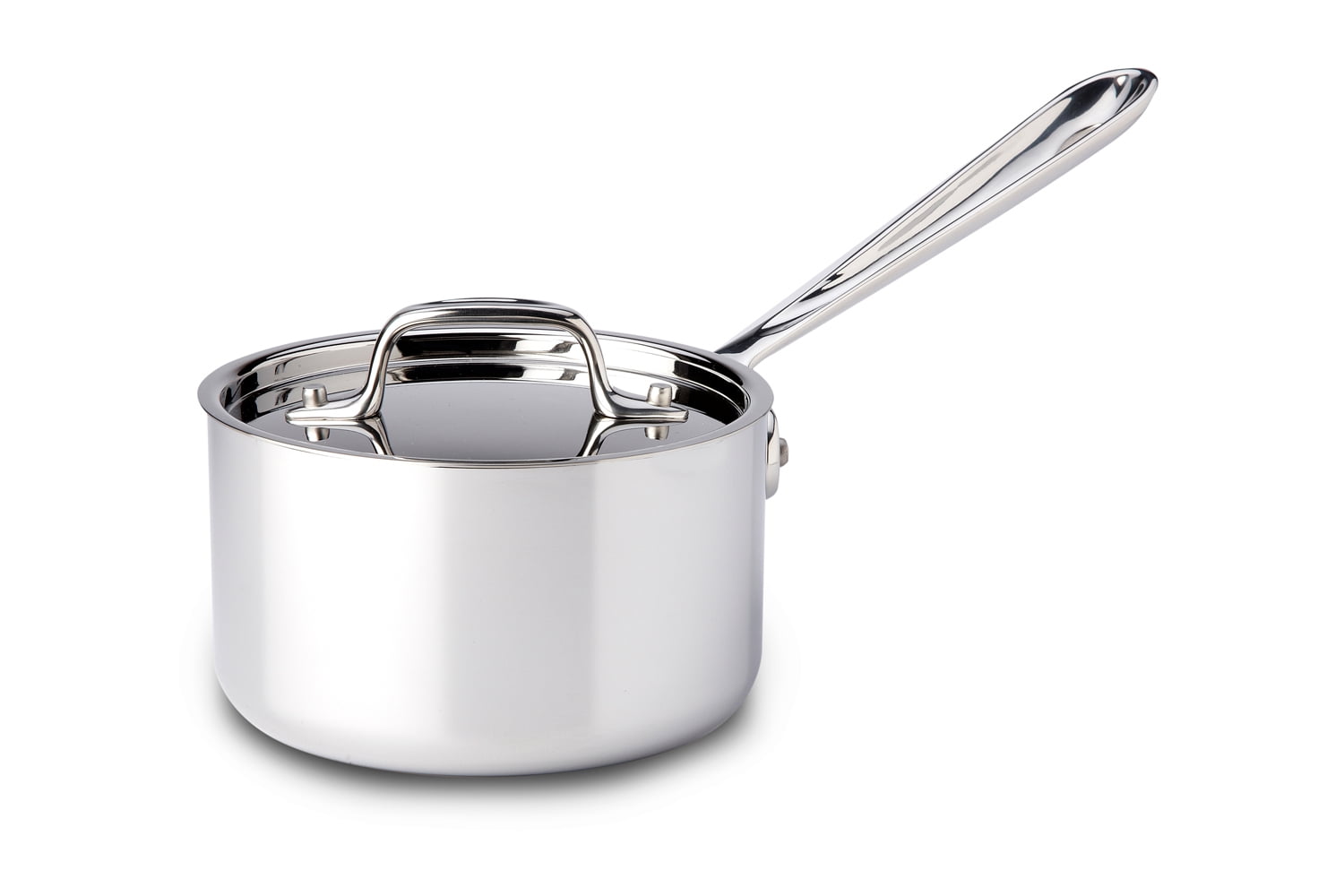 Details about   ALL CLAD 1 QT STAINLESS STEEL SAUCE PAN POT w LID 