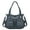 Blue-1, variant on Women Large Purses and Handbags Shoulder Bag PU Leather Multi-Pocket Tote Bag
