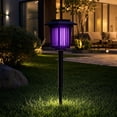 thumbnail image 6 of Solar Bug Zapper Outdoor, Solar Powered Bug Zapper Outdoor, Solar Mosquito Zapper Outdoor, Mosquito Outdoor, 23 X 6 Inch Stake Light Design for Patio Lawn Yard Garden Outdoor, 6 of 6