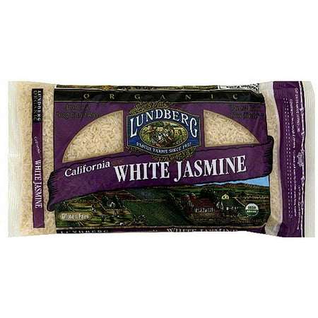 Lundberg Family Farms California White Jasmine Rice, 2LB (Pack of 6)