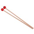 thumbnail image 3 of 1 Par de Baquetas, Equipo de Instrumentos Musicales para Piezas de Instrumentos de Percusión. rojo Baoblaze 2pcs mazos de tambor de madera, 3 of 8