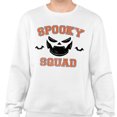 thumbnail image 2 of Spooky Squad Sweatshirt Unisex Medium White, 2 of 5