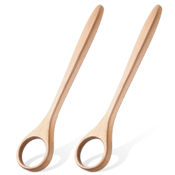 Batidor de masa madre danés de madera, plegable, 12 cm