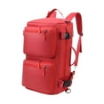thumbnail image 2 of Mochila de viaje para hombres y mujeres, bolsa de deporte deportiva para mochilero, camping al aire libre Rojo, 2 of 9