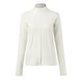 thumbnail image 4 of Yzengfg Womenâs Half Turtleneck Long Sleeve Fall Oversized Neck A Shaped Woven Strip Sweater Pullover Sweater Top, 4 of 5